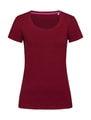 Dames T-shirt Strech Stedman Claire ST9700 bordeaux